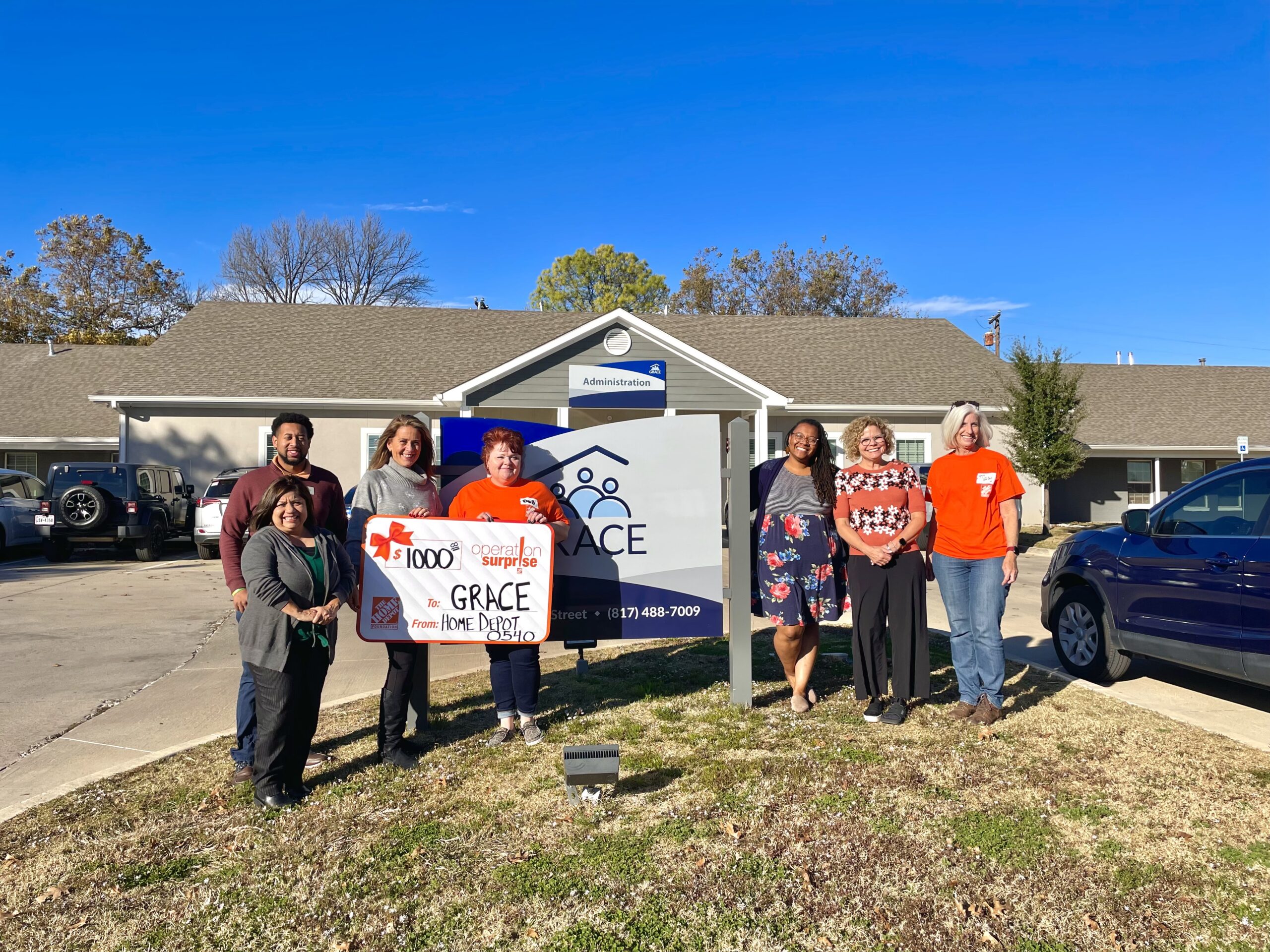 Home Depot Supports GRACE – GRACE Grapevine